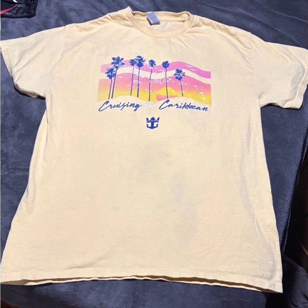 Yellow Caribbean Graphic Tee
